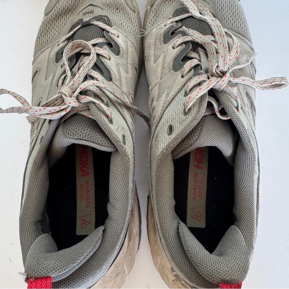 Hoka One One Men's Gray Trail Running Shoes - Picture 7 of 11